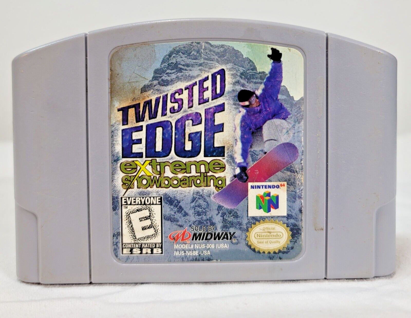 Twisted Edge Extreme Snowboarding (Nintendo 64, 1998) Game Cartridge - Tested