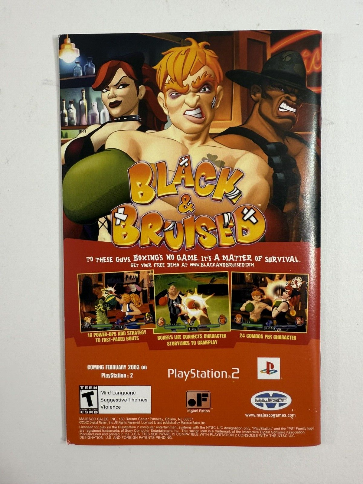 Hypersonic.Xtreme HSX (PlayStation 2, 2003) Game Case Manual - Tested