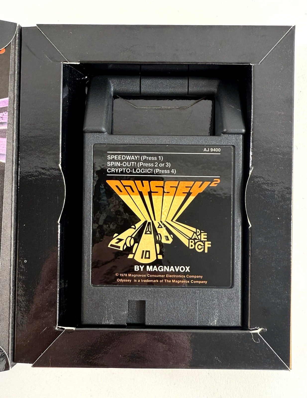 Speedway! Spin-out! Crypto-logic! (Magnavox Odyssey 2, 1978) Game Box Manual