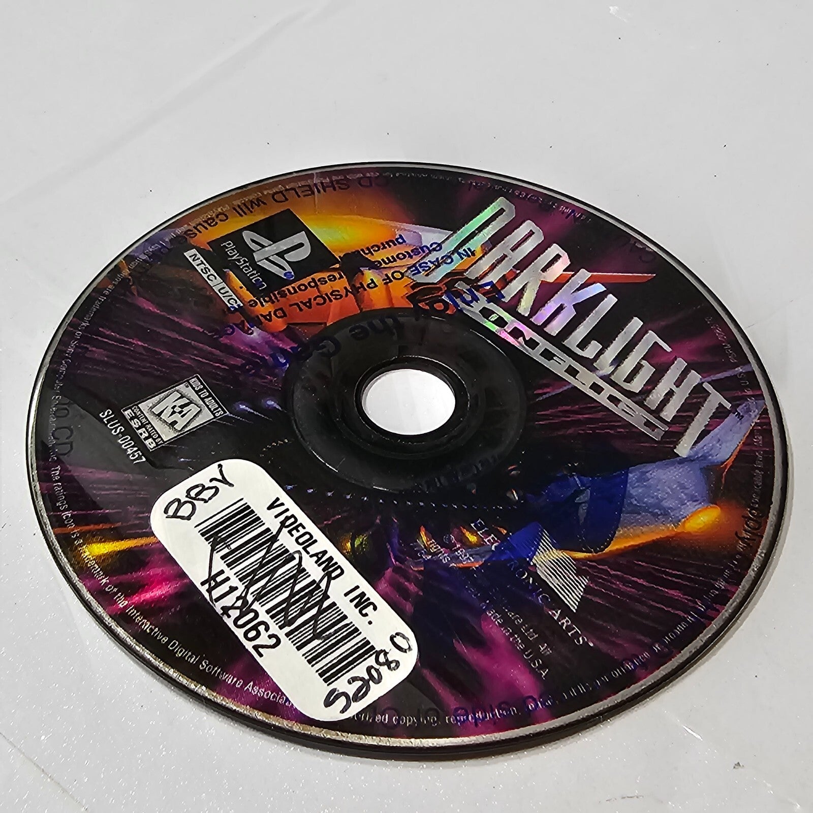 Darklight Conflict (Sony PlayStation 1, 1997) Game Disc