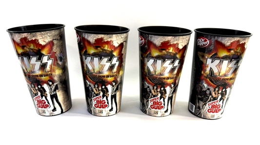 7-Eleven 2010 KISS Super Big Gulp Cups - Complete Set of 4
