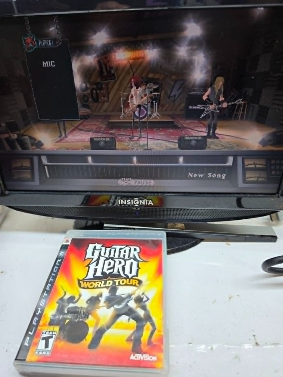 Guitar Hero World Tour (Sony PlayStation 3, 2008) Game, Case and Manual - Tested