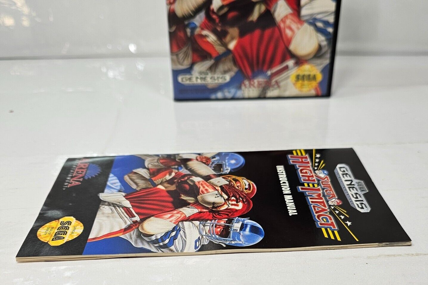 Super High Impact (Sega Genesis, 1992)  Complete in Box CIB TESTED