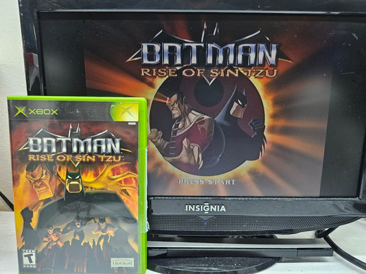 Batman Rise of Sin Tzu (Microsoft Xbox, 2003) Game Case Manual Registration