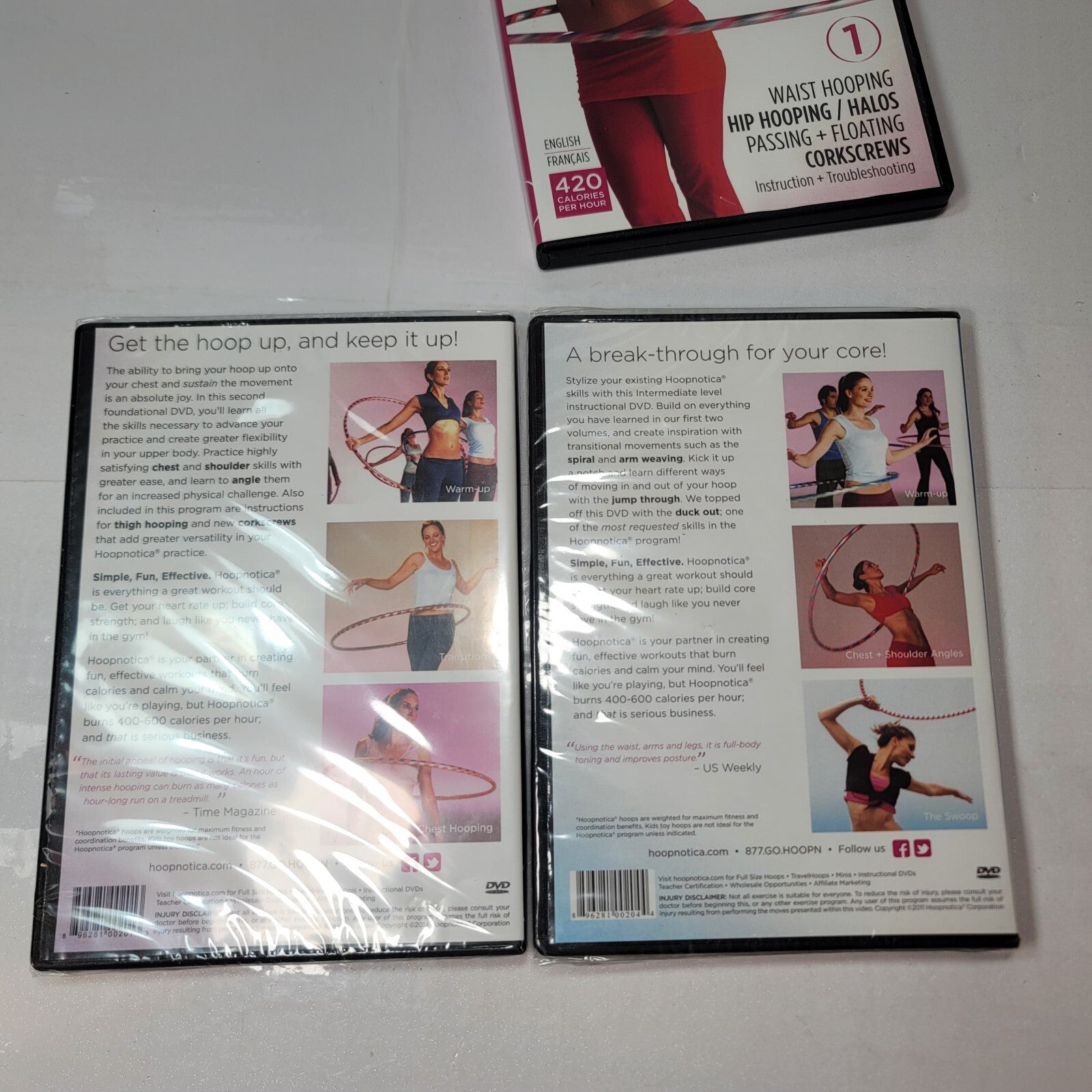 Hoopnotica Hula Hooping Exercise 3-DVD Set