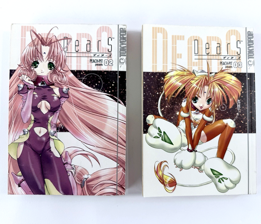 Peach-Pit Presents: DearS Volume 2 and 3 Manga 2005 Tokyopop English Manga