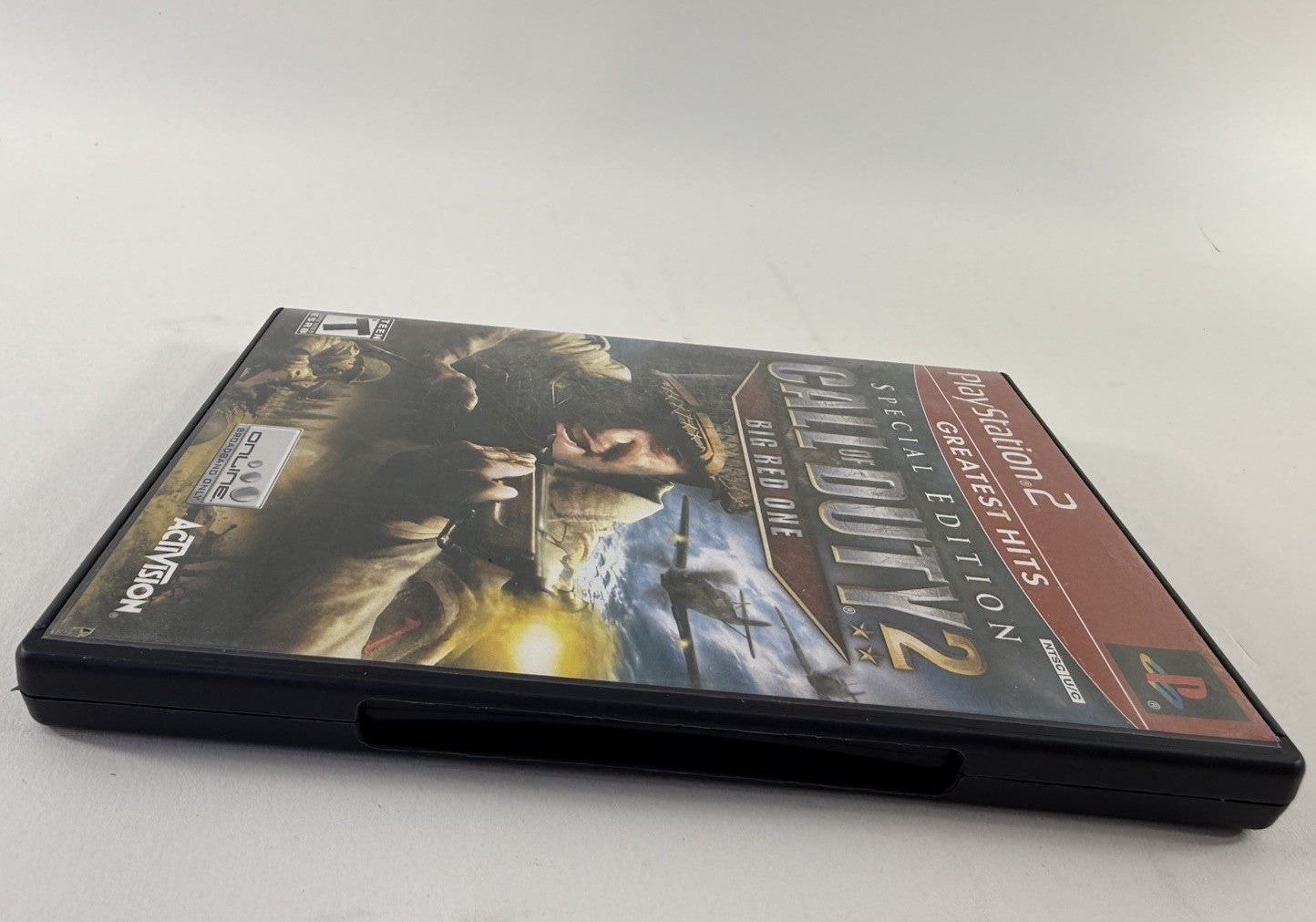 Call of Duty 2: Big Red One (Sony PlayStation 2, 2005) Game Case Manual - Tested