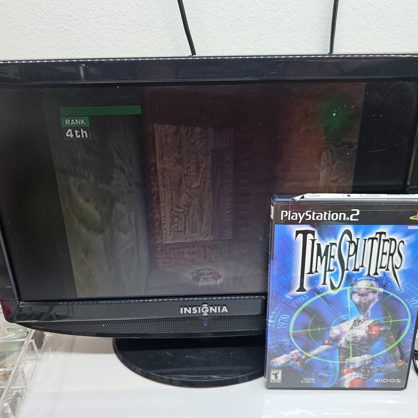 TimeSplitters (Sony PlayStation 2, 2000) Game Case Manual - Tested and Working