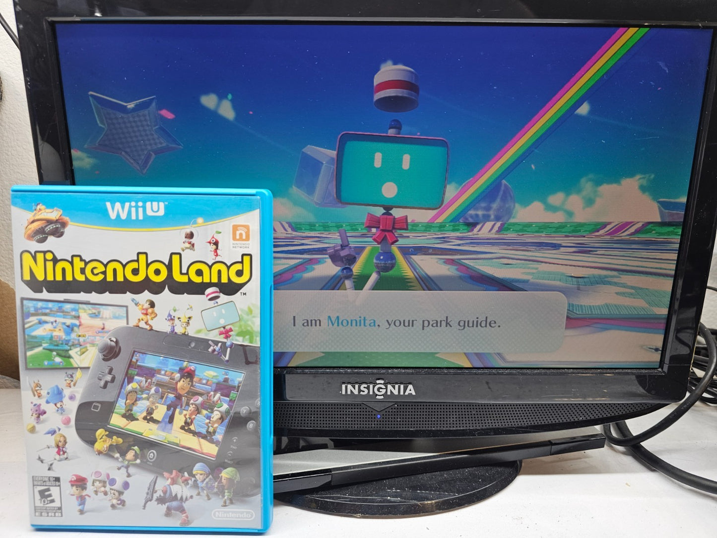 Nintendo Land (Wii U, 2012) Game Case Manual Inserts - Tested and Working