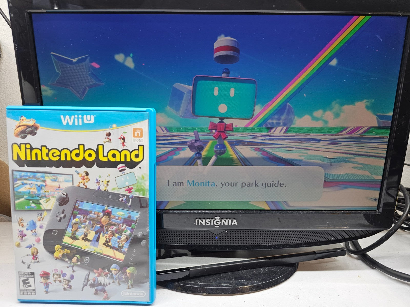 Nintendo Land (Wii U, 2012) Game Case Manual Inserts - Tested and Working