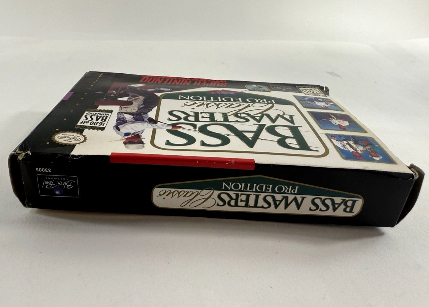 Bass Masters Classic Pro Edition (Super Nintendo, 1996) Game Box Manual Inserts