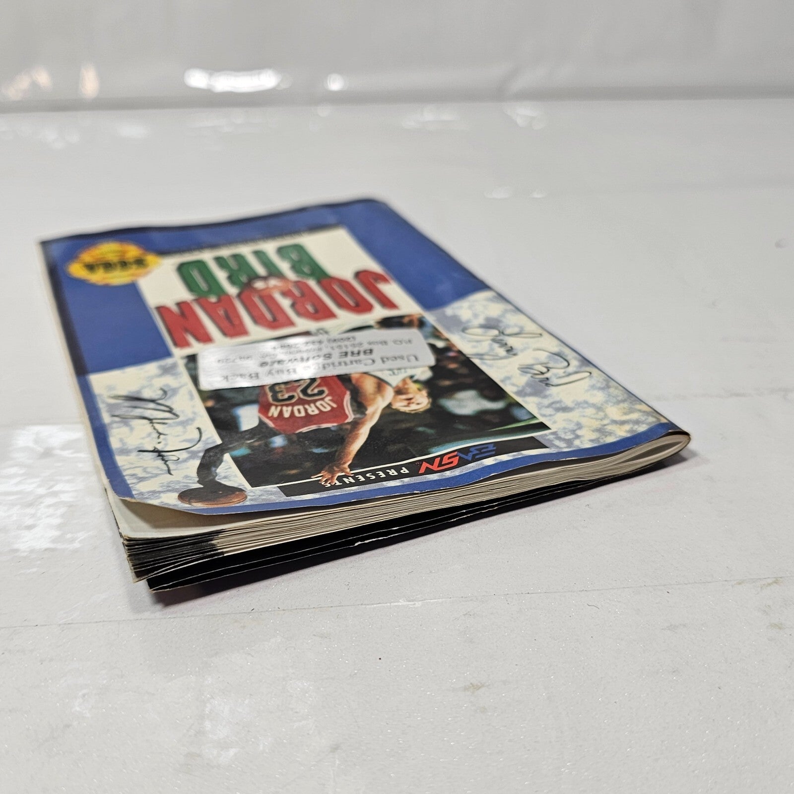 Jordan vs Bird: Super One-ON-One (Sega Genesis, 1992) Game Case Manual