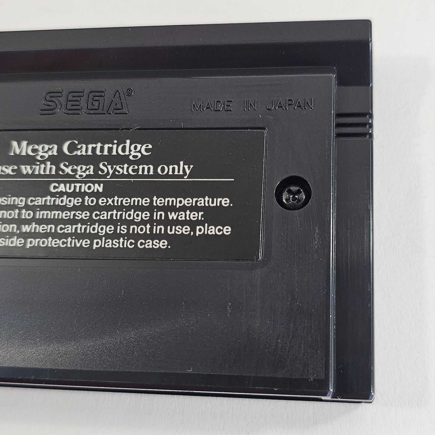 Rambo III (Sega Master System, 1988) Game Case Manual Poster - Tested