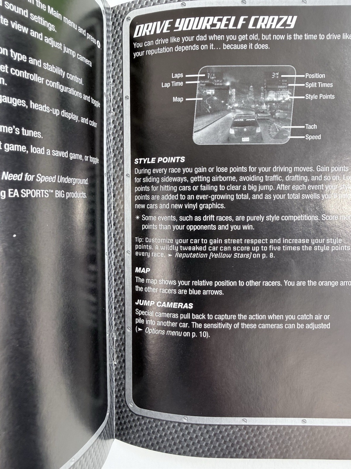 Need for Speed: Underground (Xbox, 2003) Game Case Manual Reg. Card - Tested