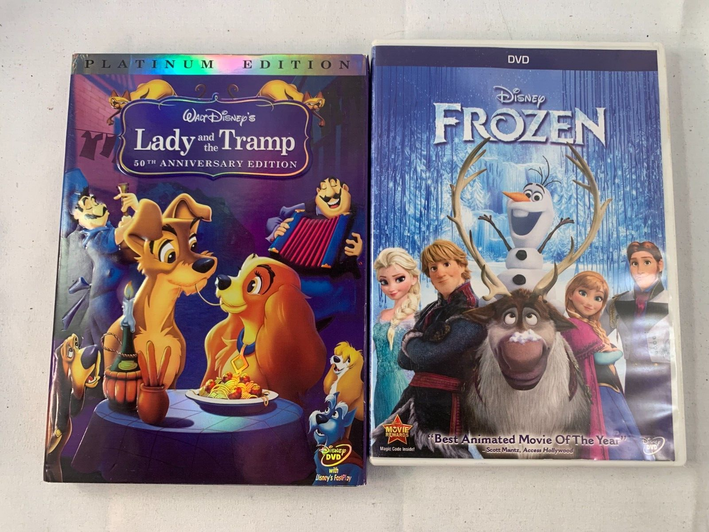 Frozen (DVD bundle) Lady and the Tramp