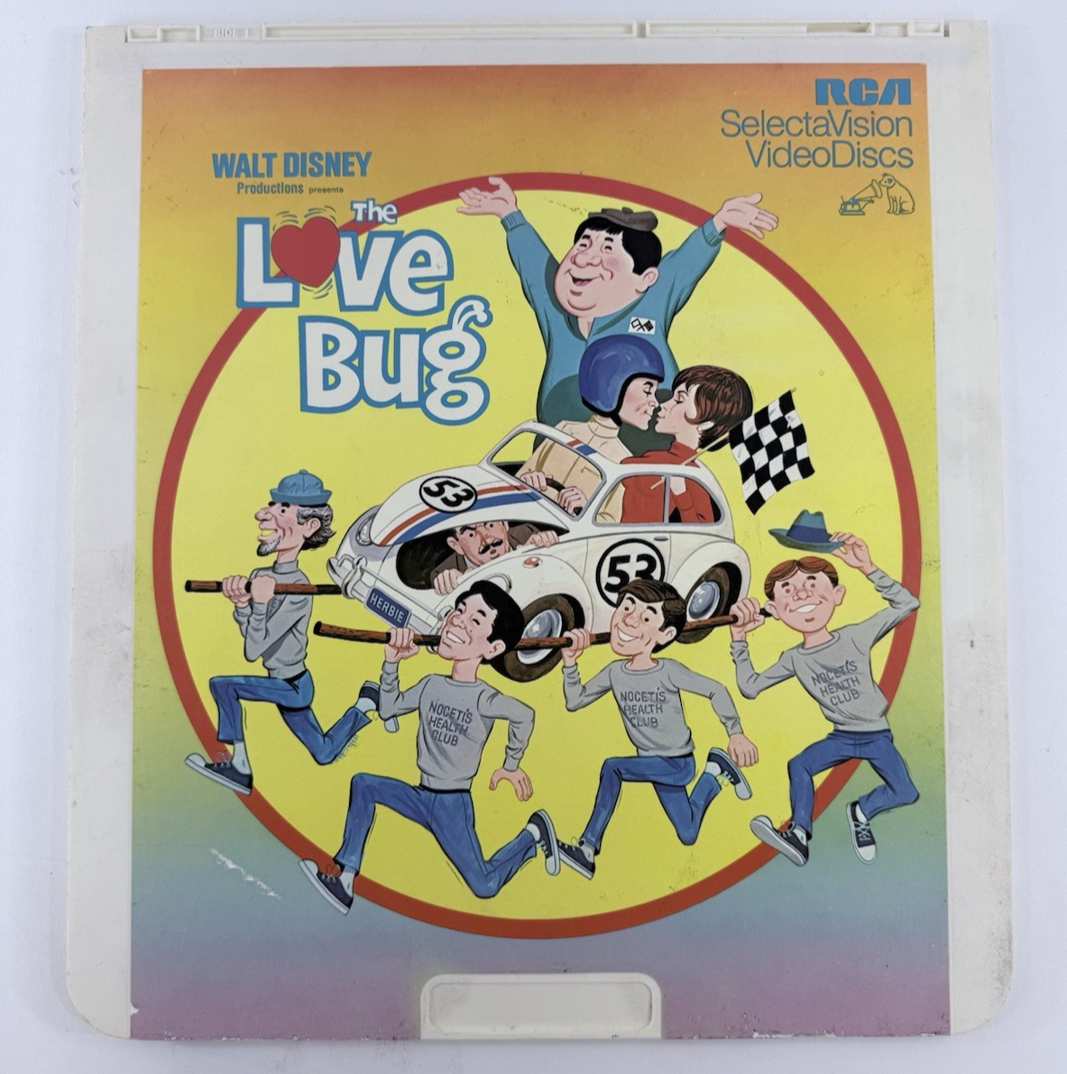 Disney CED Videodisc Bundle - Parent Trap, Love Bug, Old Yeller, Absent-Minded..
