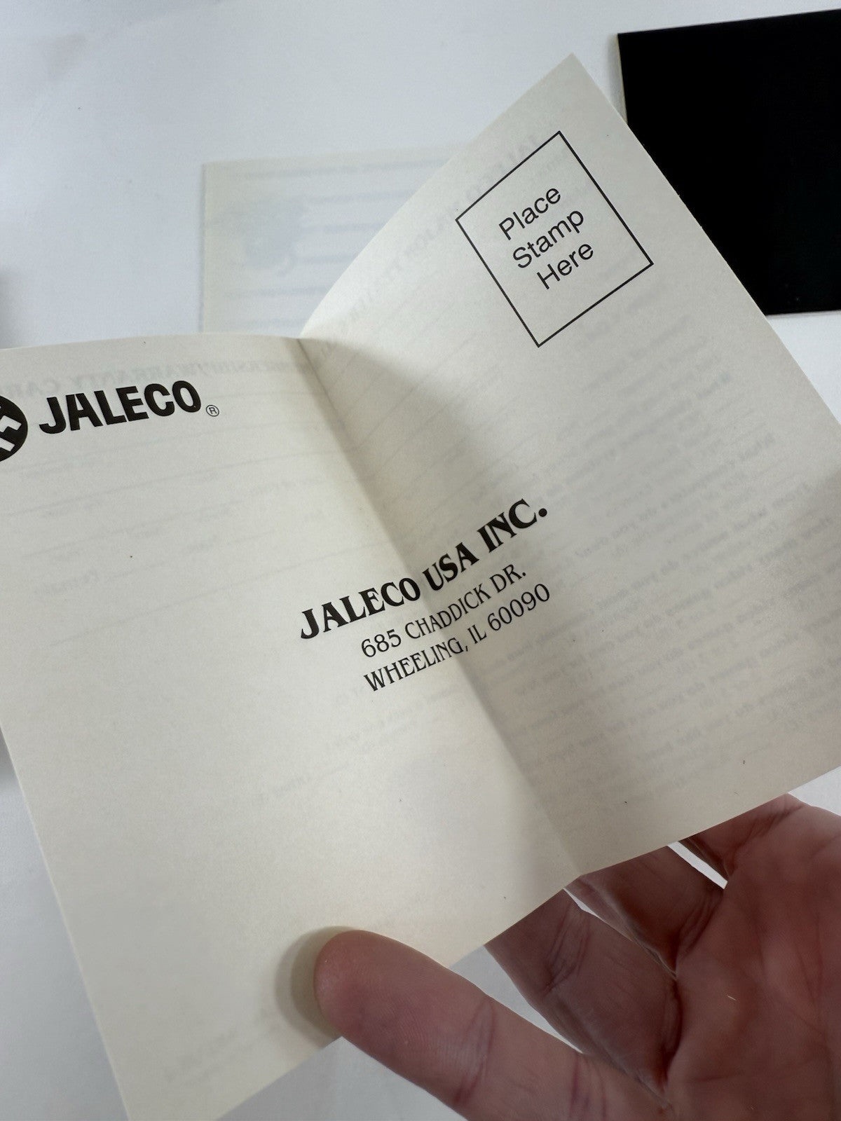 Q*Bert (Nintendo GameBoy, 1991) Game Box Manual Registration Inserts - Tested