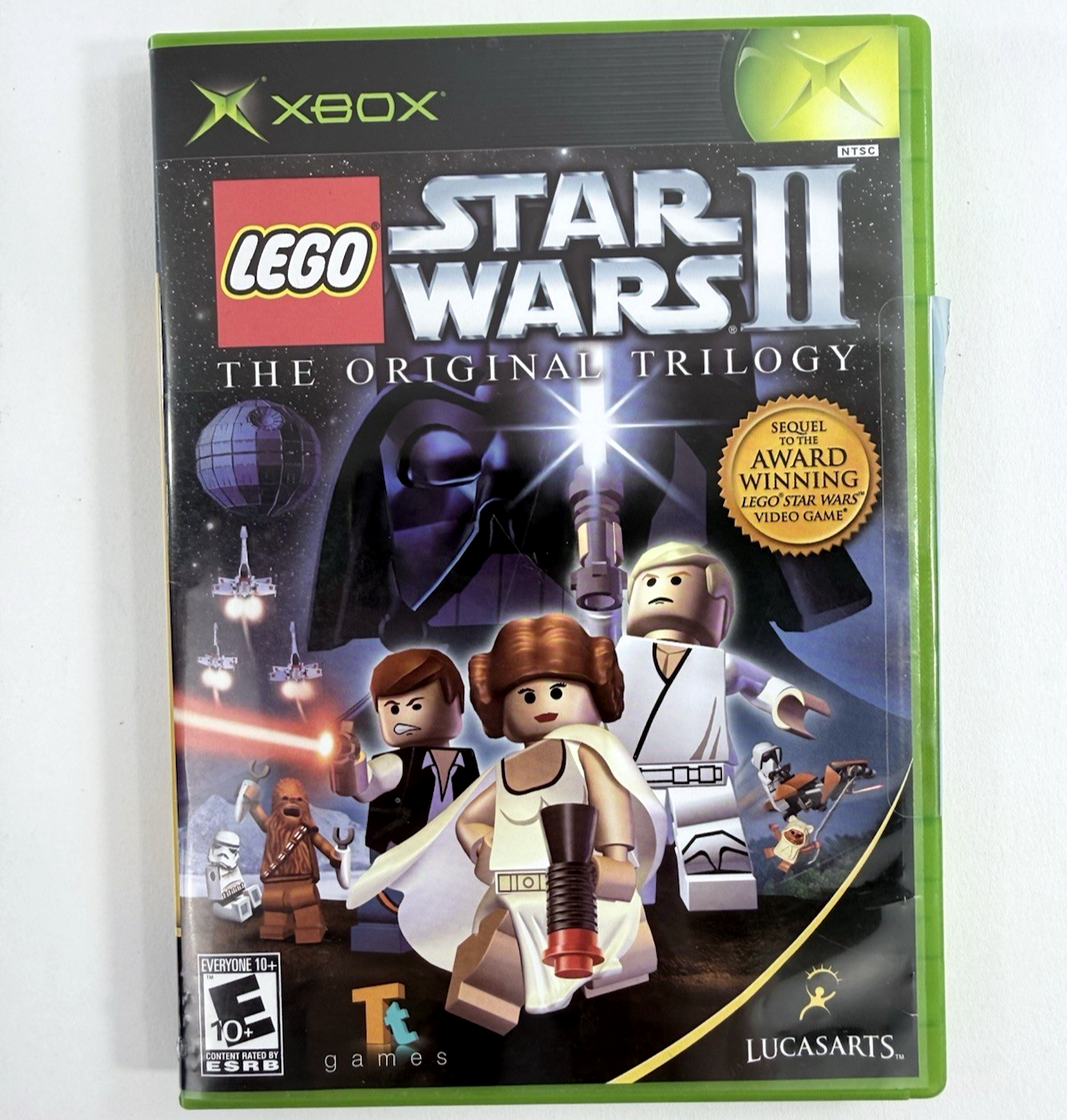 LEGO Star Wars II: The Original Trilogy (Microsoft Xbox, 2006) Game and Case