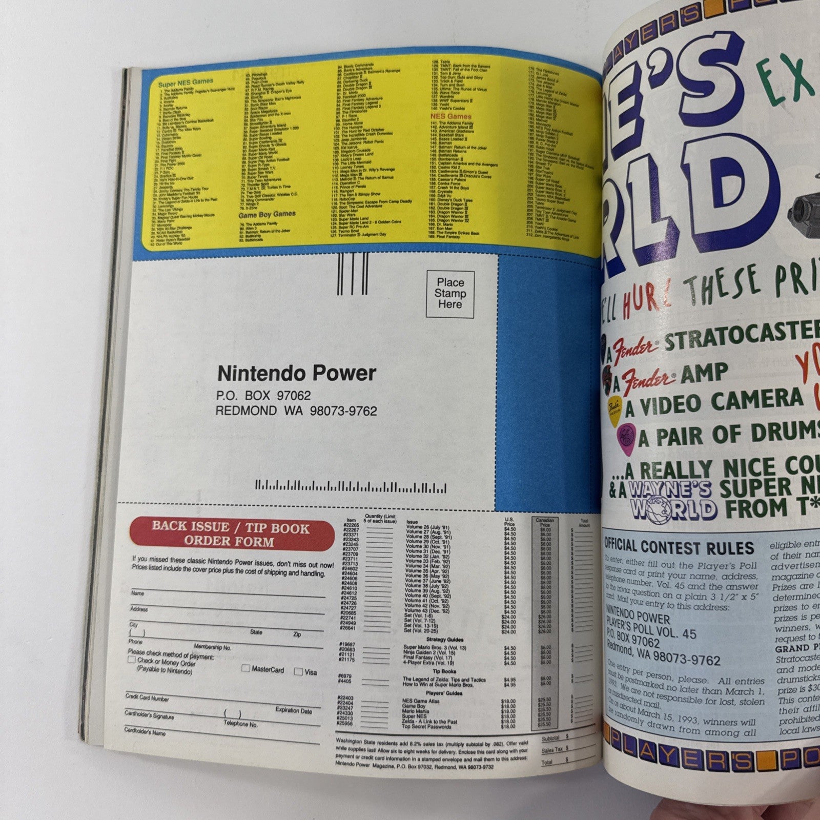 Nintendo Power Magazine - Vol. 45 - Pugsley's Scavenger Hunt