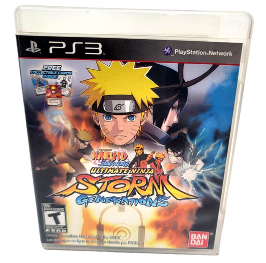 Naruto Shippuden Ultimate Ninja Storm Generations (PlayStation 3, 2012) Complete