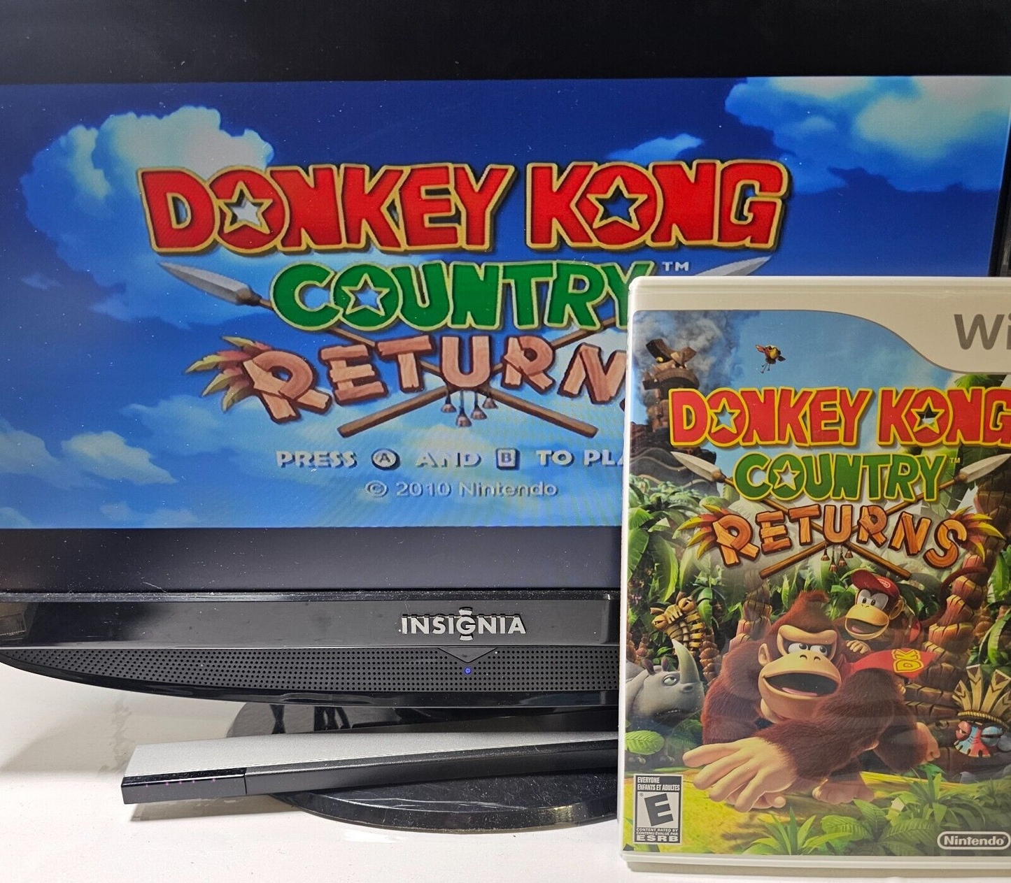 Donkey Kong Country Returns (Nintendo Wii, 2010) Game Case Manual - Tested