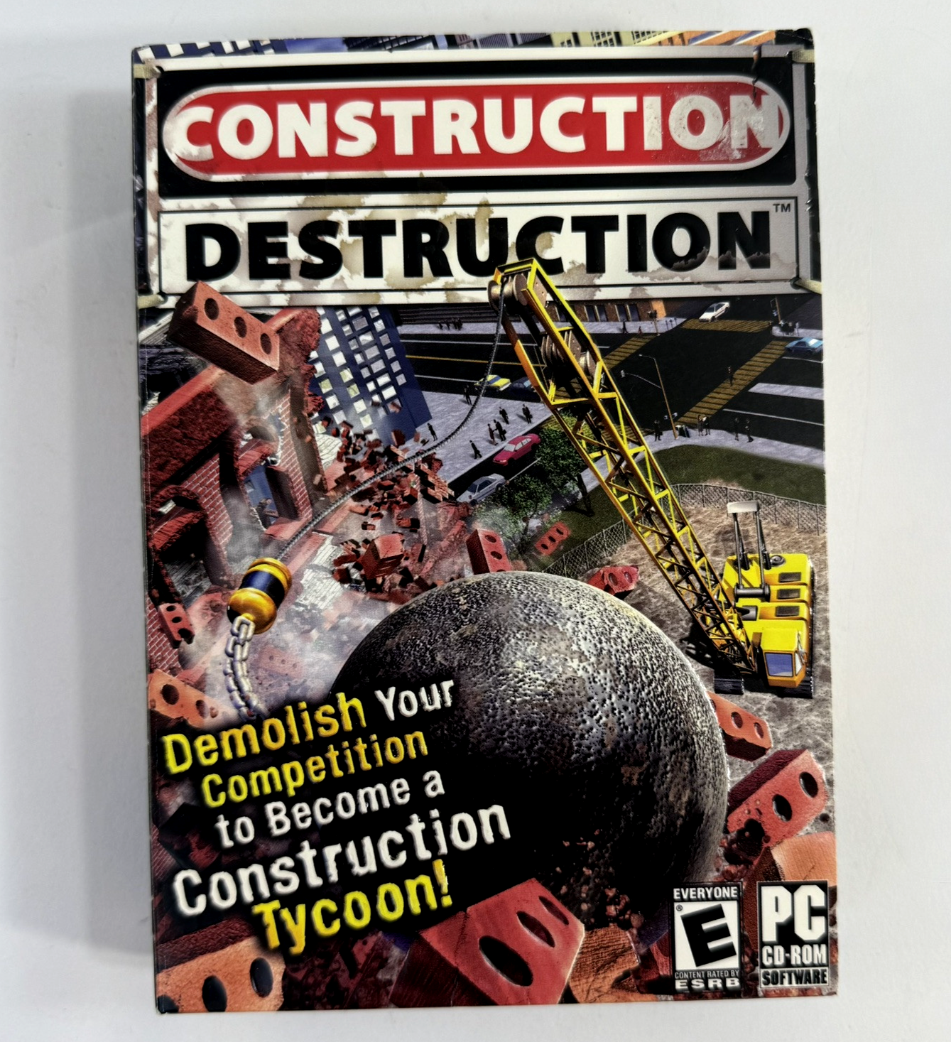 Construction Destruction (PC, 2003) Box Box, Jewel Case, Game Disc, No Manual