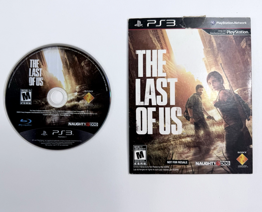 The Last of Us (PlayStation 3, 2013) Not For Resale Game and Sleeve - Tested