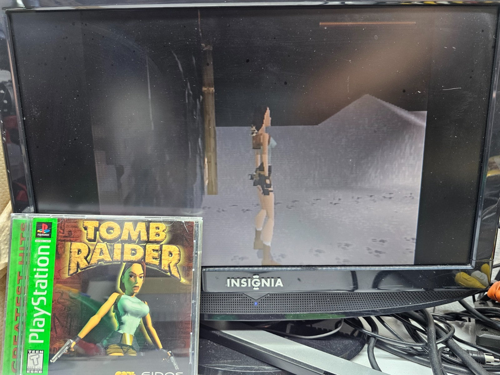 Tomb Raider (Sony PlayStation, 1996) - Game Case Manual Registration - Tested