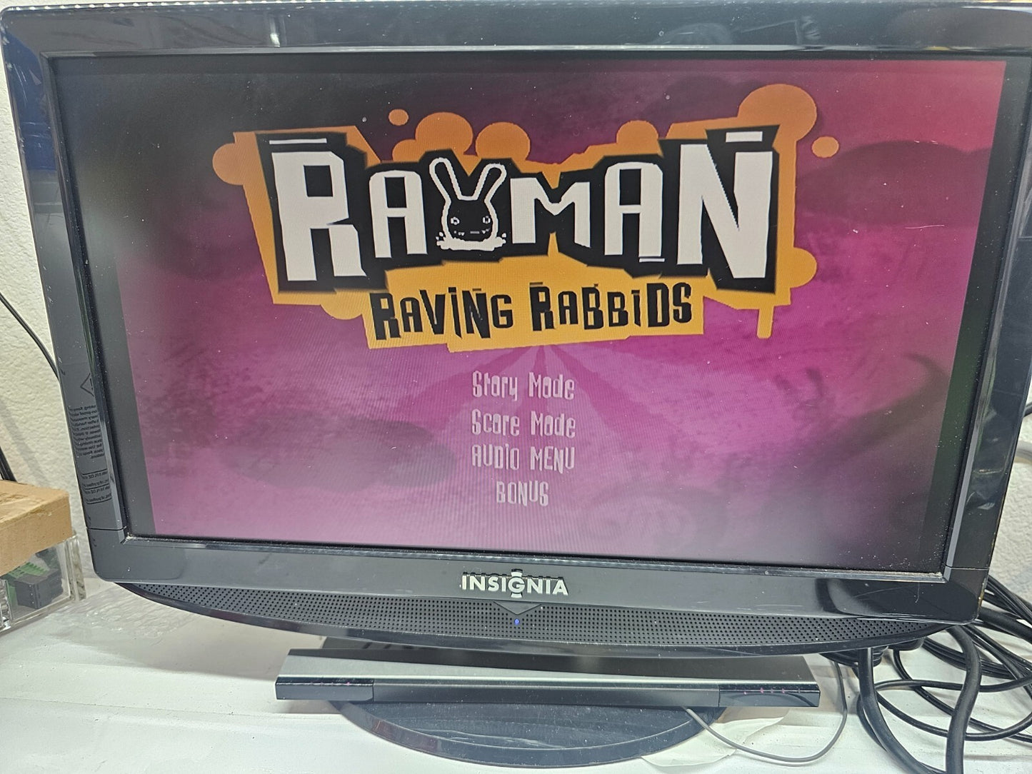 Rayman Raving Rabbids (Nintendo Wii, 2006) Game Disc - Tested And Working