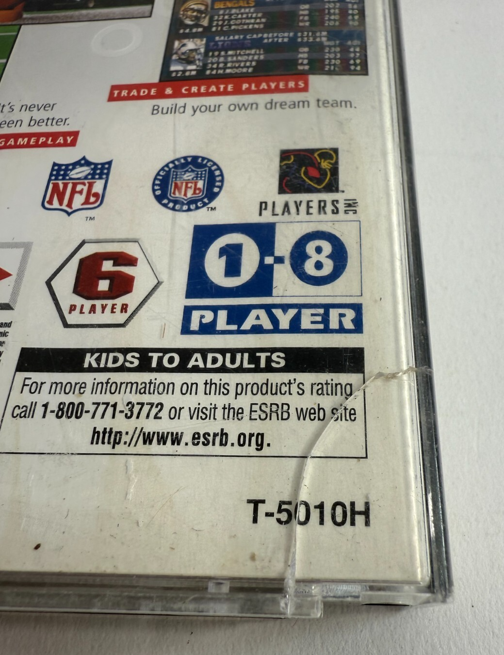 Madden NFL 97 (Sega Saturn, 1996) Game Case Manual Poster Insert - Tested