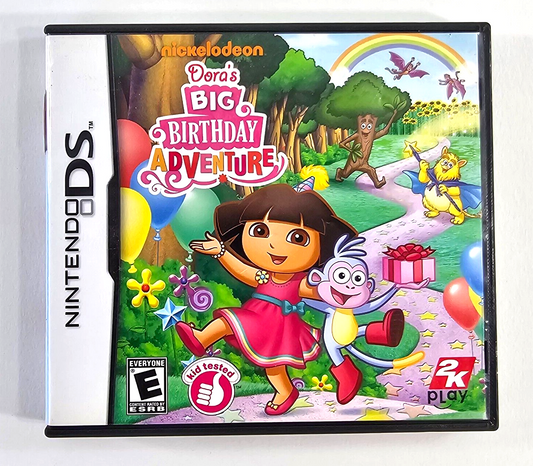 Dora's Big Birthday Adventure (Nintendo DS, 2010) Game and Case - Tested