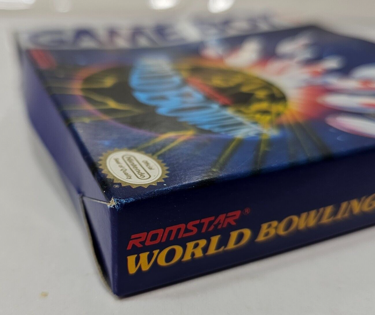 World Bowling (Nintendo Game Boy, 1990) Game Box Manual Poster Inserts - Tested