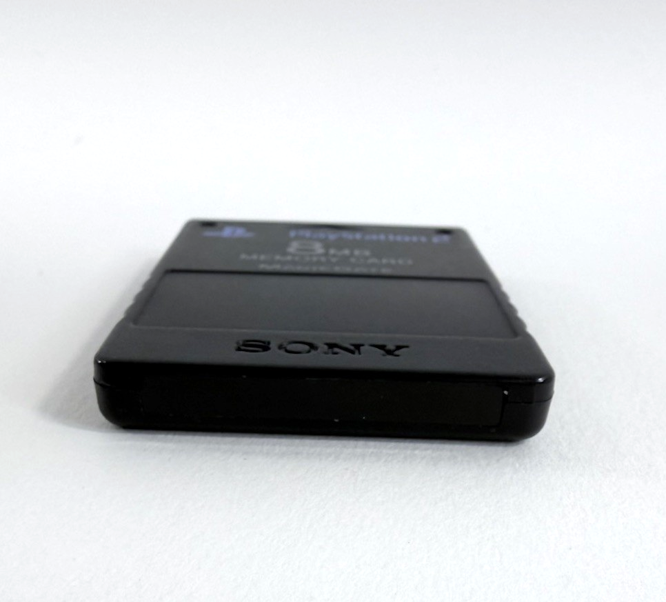 Sony PlayStation 2 SCPH-10020 Original Black Memory Card - Tested and Working