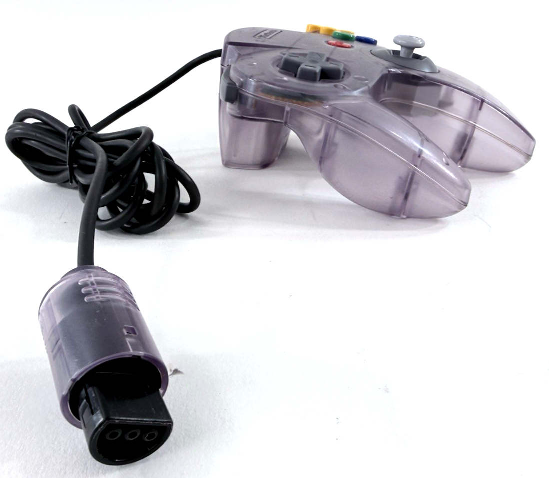 Nintendo 64 NUS-005 Funtastic Atomic Purple Controller - Tested and Working