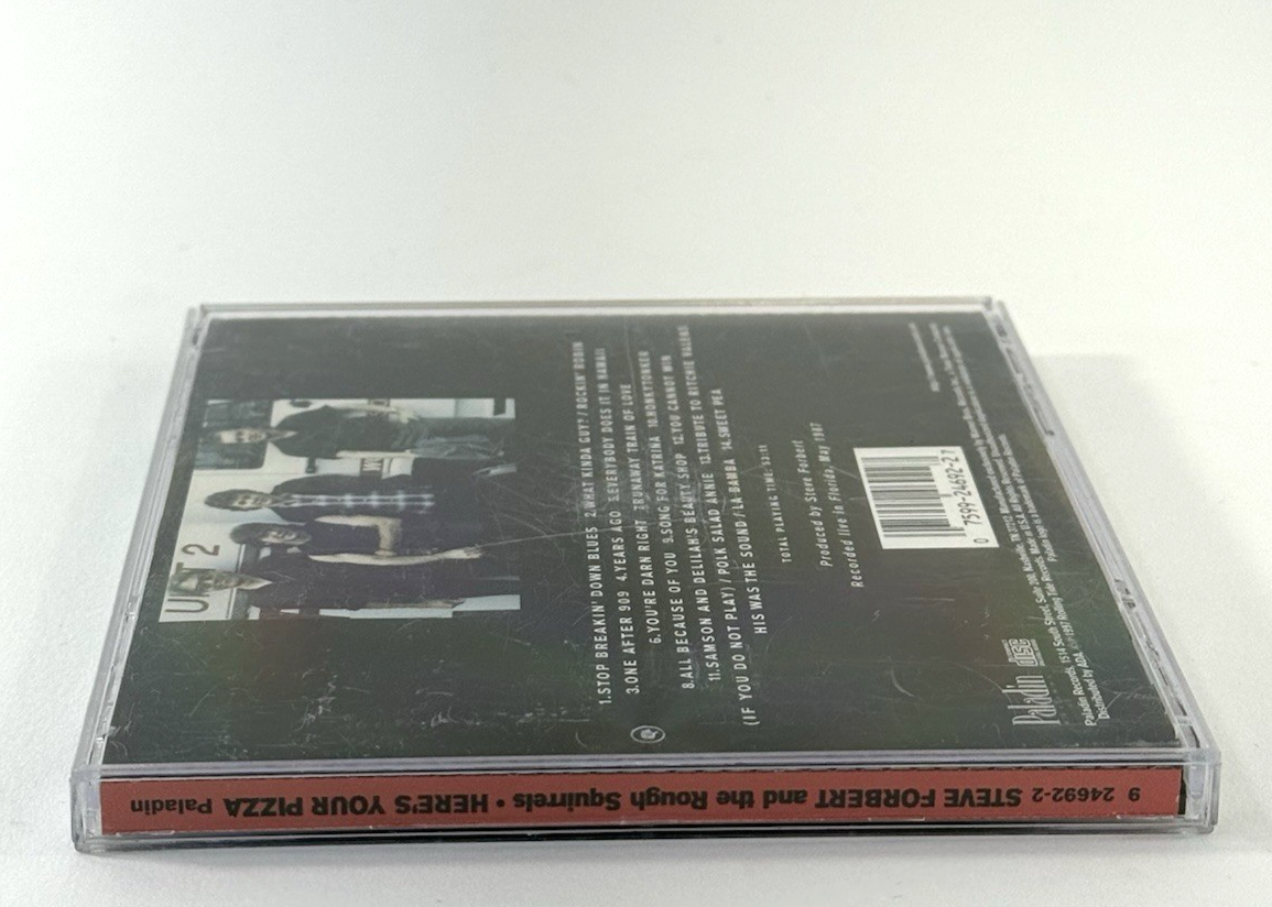 Here’s Your Pizza: Steve Forbert And The Rough Squirrels (CD Promo, 1997)