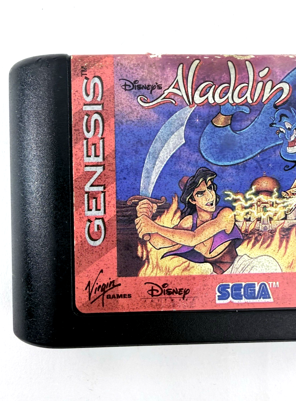 Disney's Aladdin (Sega Genesis, 1993) Game Cartridge - Tested and Working