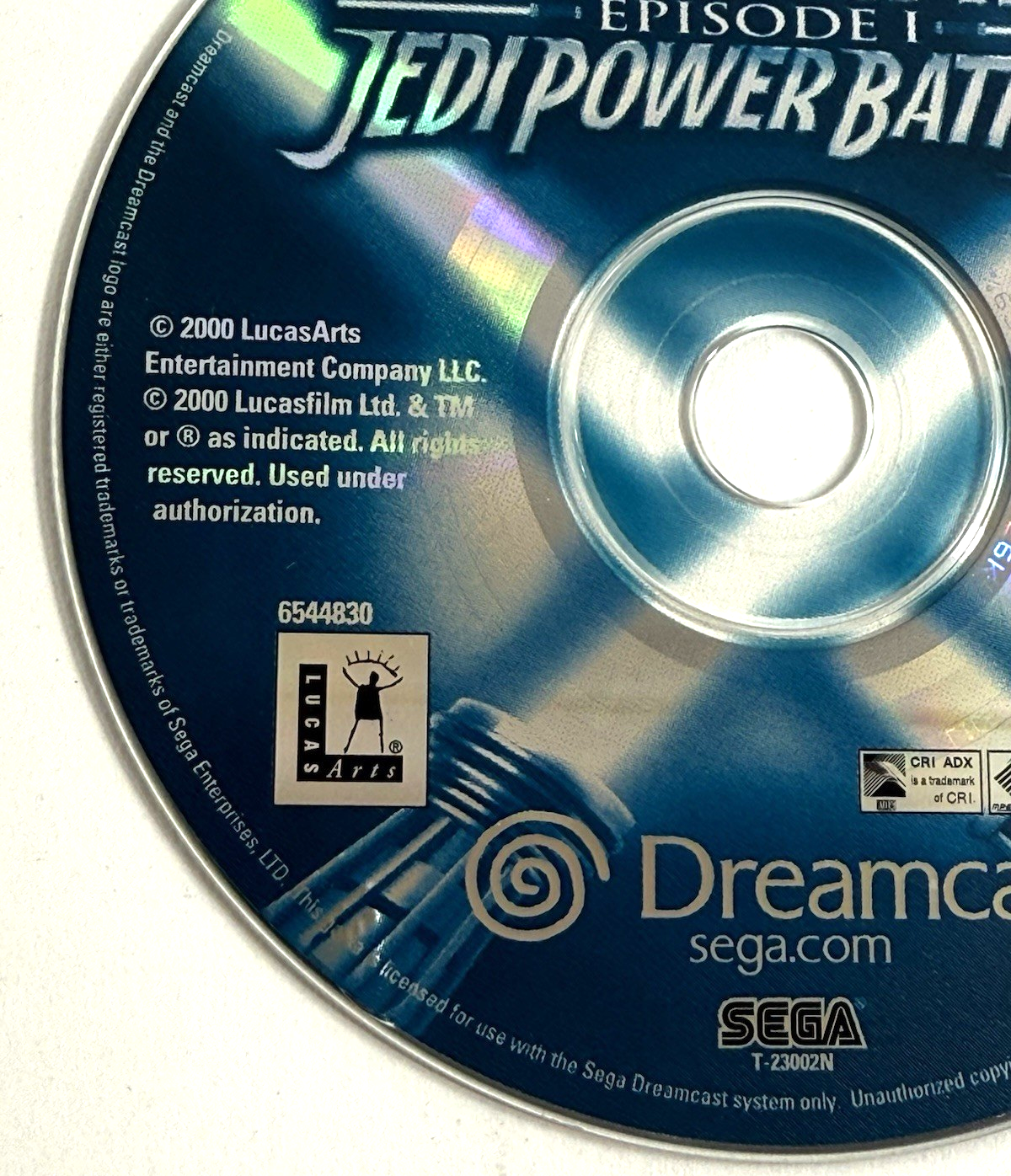 Star Wars: Episode I - Jedi Power Battles (Sega Dreamcast, 2000) Game Disc Only