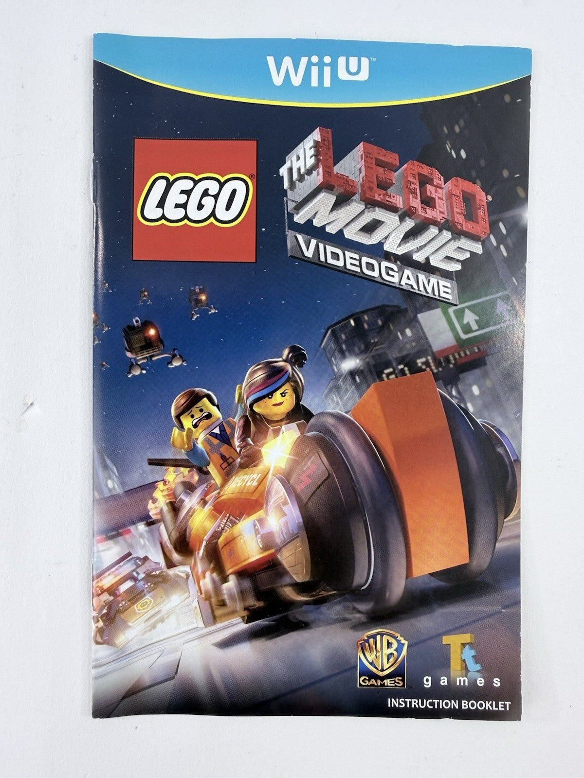The LEGO Movie Videogame (Nintendo Wii U, 2014) Game Case Manual - Tested