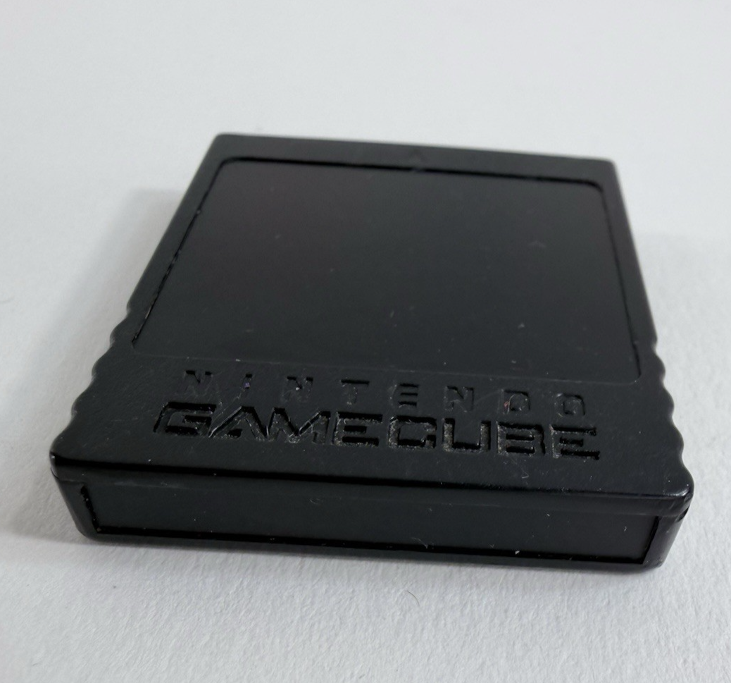 Nintendo GameCube Black Memory Card 251 DOL-014 - Tested and Working