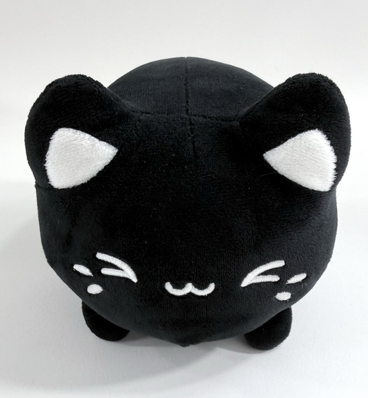 Tasty Peach Studios X Aurora 2022 Meowchi 7” Black Sesame Kawaii Cat Plush