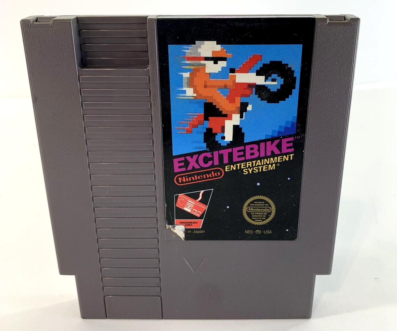 Excitebike (Nintendo Entertainment System, 1985) Game Box Poster Foam - Tested