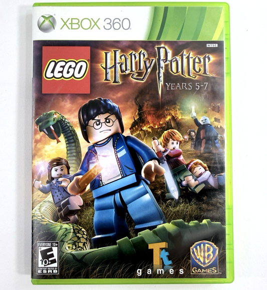 LEGO Harry Potter: Years 5-7 (Microsoft Xbox 360, 2011) Game Case Manual -Tested