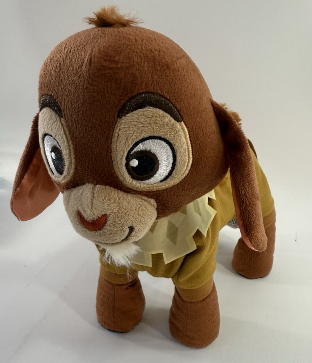 2023 Disney Wish Movie 11" Walk N Talk Valentino Fainting Goat Interactive Plush