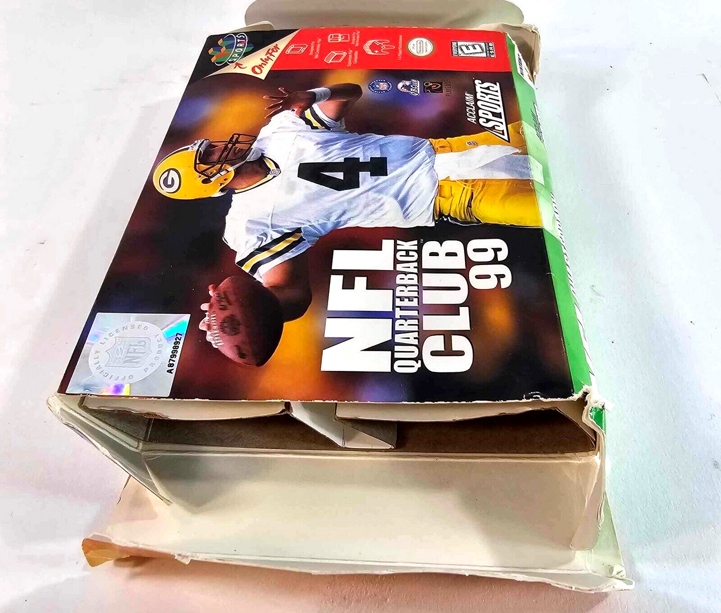 NFL Quarterback Club 99 (Nintendo 64, 2000) Game Box Poster Insert - Tested