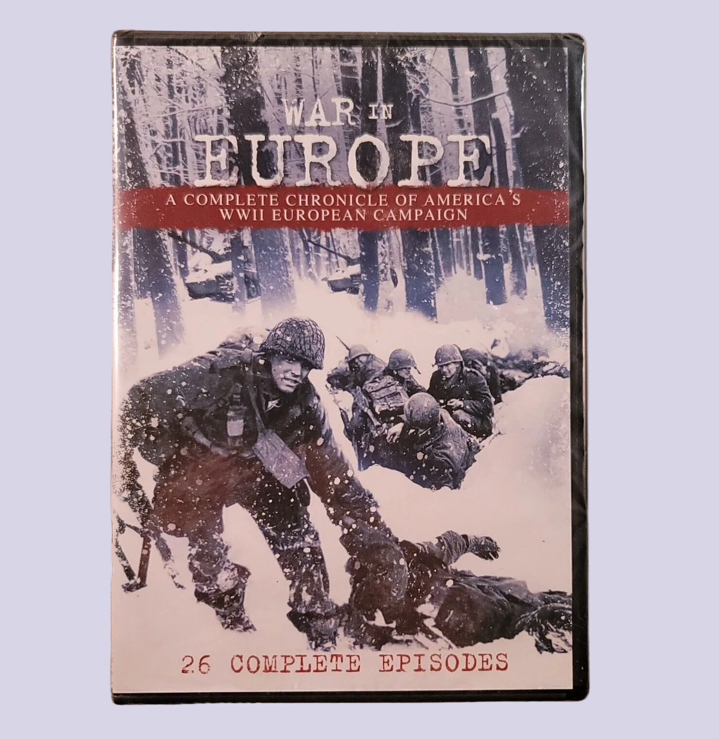 War In Europe - A Complete Chronicle of America's WWII European Campaign  sealed 26 episode DVD set.