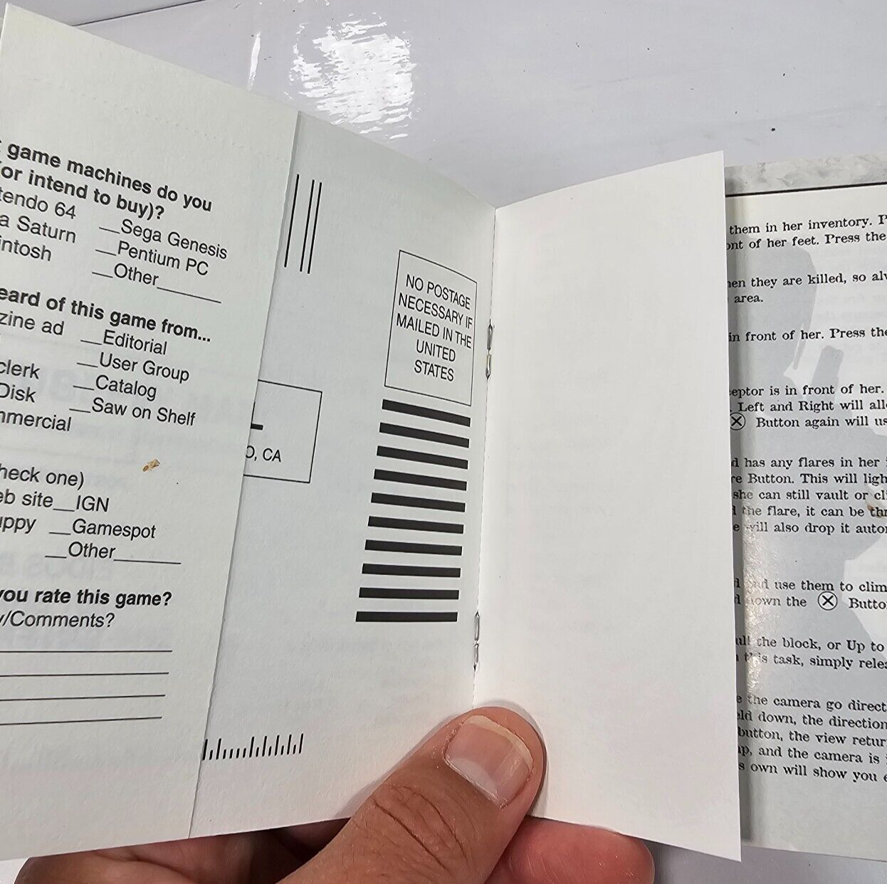 Tomb Raider 2 Greatest Hits (PlayStation 1, 1997) Game Case Manual Registration