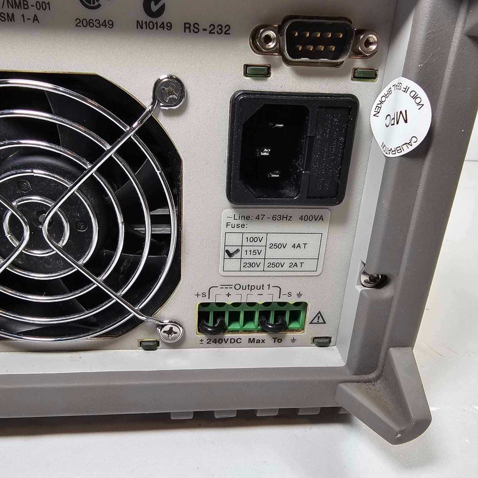 Agilent E3648A Dual Output DC Power Supply 0-8V,5A/0-20V,2.5A - Tested - 4368