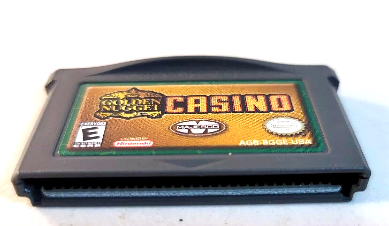 Golden Nugget Casino (Nintendo Game Boy Advance, 2004) Game Cartridge - Tested