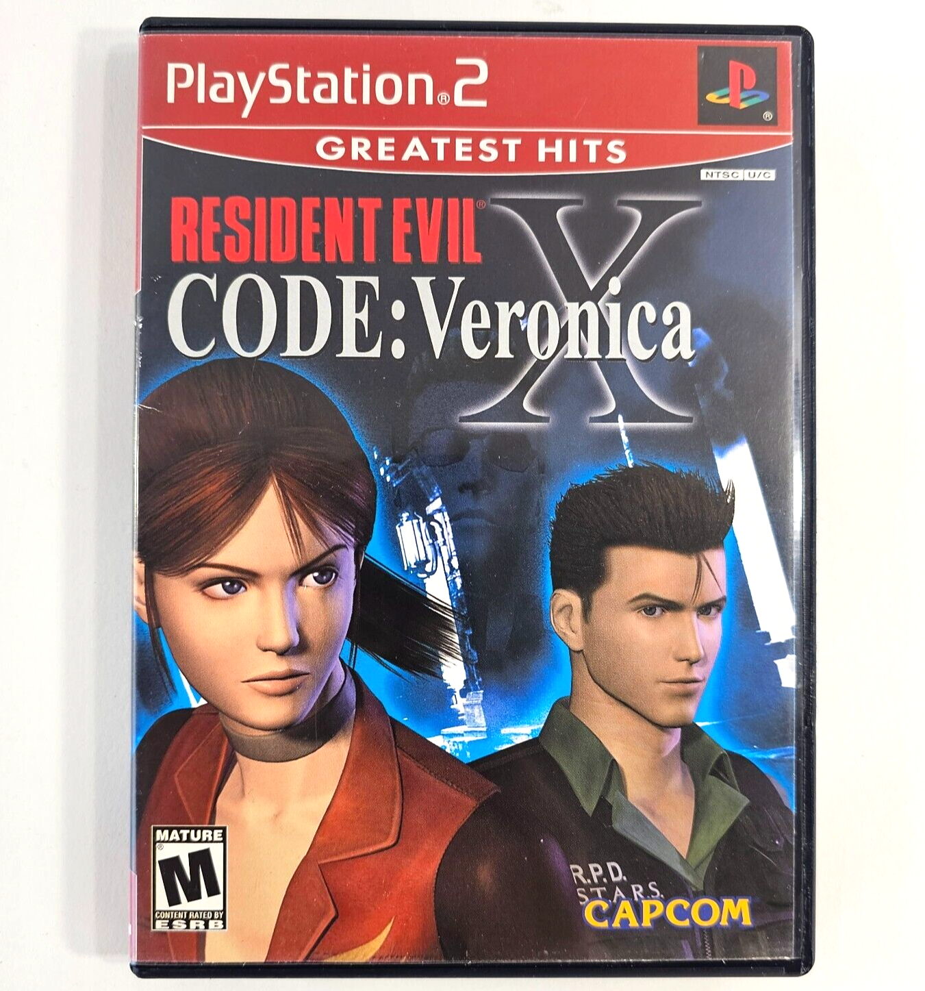 Resident Evil Code: Veronica X (PlayStation 2, 2001) Game Case Manual - Tested