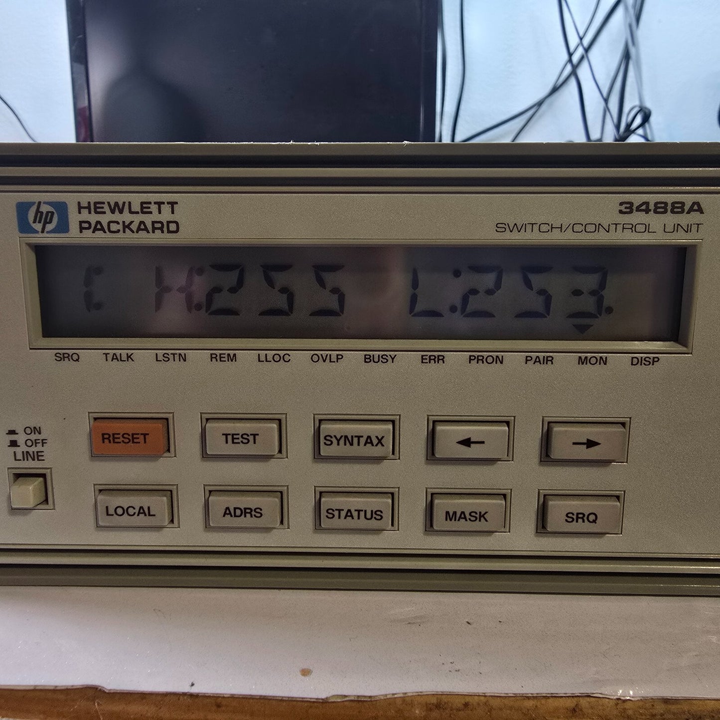 HP Agilent 44474A Digital Input/Output Switch Module - Tested and Working (1126)